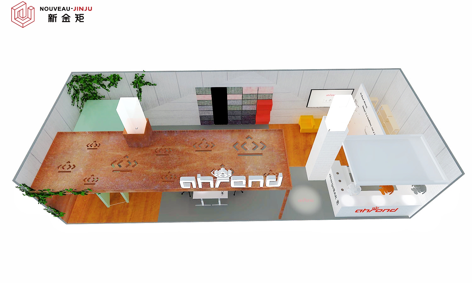 客官請(qǐng)看，獨(dú)一份的文藝清爽風(fēng)展臺(tái)