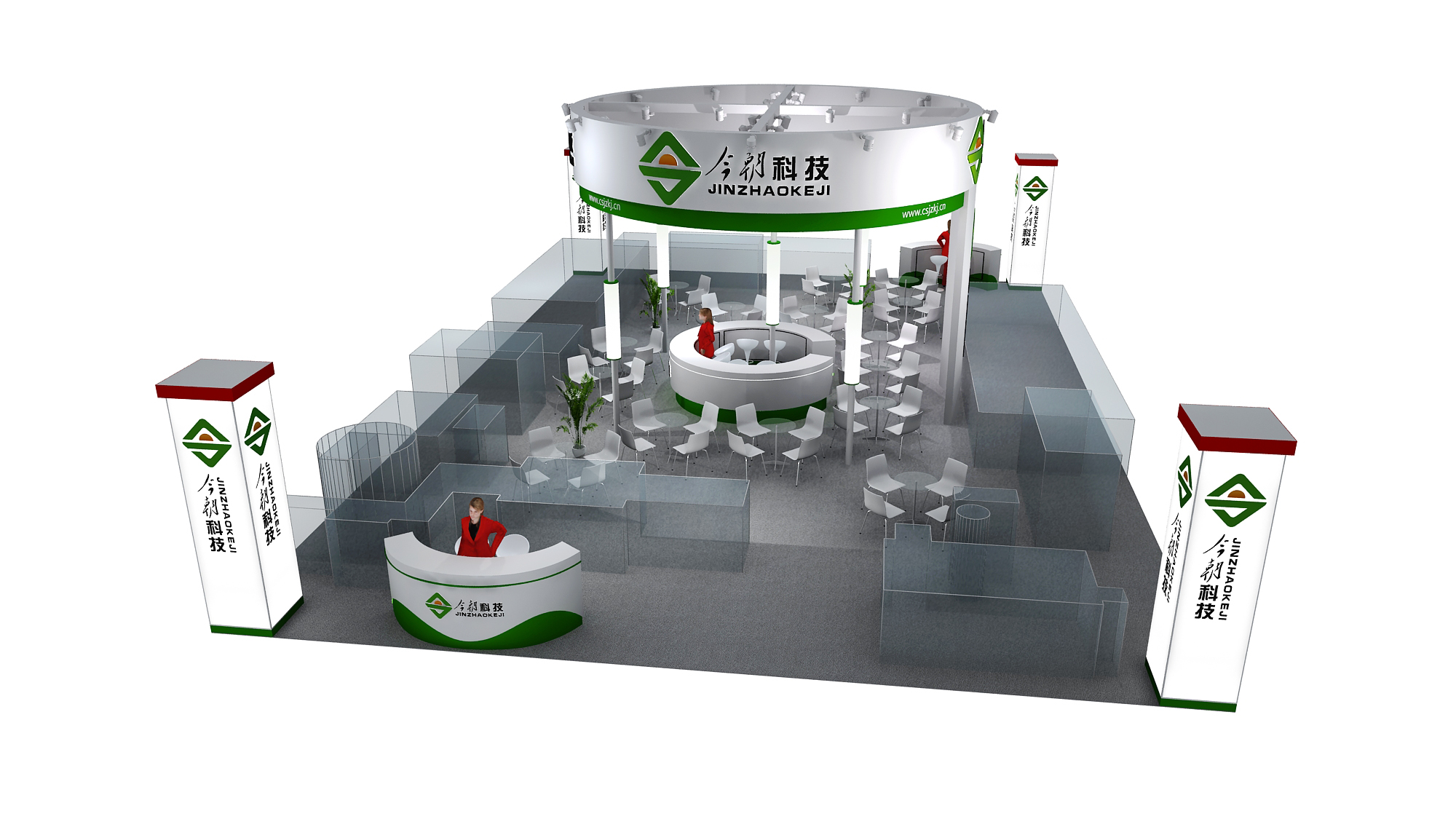 美國加州展臺(tái)搭建